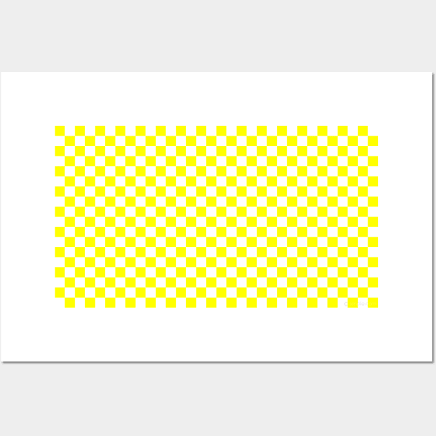 yellow squares Wall Art by gatonalgon